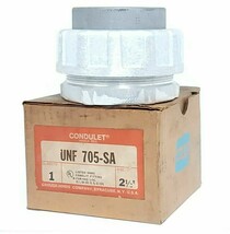 NIB CROUSE-HINDS UNF 705-SA ALUMINUM FEMALE UNION 2-1/2&#39;&#39; UNF705SA - $138.95