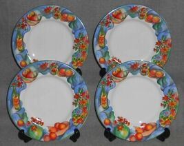 1995 Sakura ZINFANDEL PATTERN Set (4) Saucers or Dessert Plates - $19.79