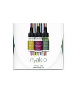 Nyakio Cold Pressed Facial Oils 3-pc Discovery Kit Maracuja Marula Manketti - £11.34 GBP