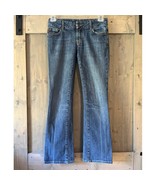 VTG Y2K Seven 7 Bootcut Flared Low Rise Embroidered Jeans Women&#39;s Size 27 - $482.33 MXN