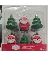 Holiday Time Shatterproof Ornaments 12 Pcs - $234.02 MXN