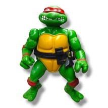 Vtg 1988 Teenage Mutant Ninja Turtles Raphael Soft Head Action Figure TMNT - £19.74 GBP
