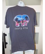 Ivory Ella Tropical Sunset Purple SS T-Shirt Size M Women's - $20.00