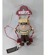 Kurt Adler Hersheys Chocolates Ornament Elf Swing 1994 - $8.05