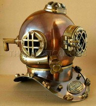 Nautical Replica Diving Helmet U.S Navy Mark V Scuba 18&quot; Divers Diving Helmet - £171.22 GBP