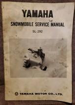 Vintage 1970&#39;s Snowmobile Yamaha SL 292 Shop Service Manual - 54 pages - £12.16 GBP