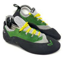 Evolv Men’s Spark Trax Rock Climbing Shoe Sz 8.5 Grey Suede Grey Boulder... - $39.55