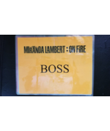 MIRANDA LAMBERT - ORIGINAL 9 X 11.5 &quot;ON FIRE&quot; BACKSTAGE TOUR CONCERT DOO... - €43,09 EUR