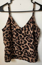 Cheeta/Animal Print - camisole top - Girls size 5 - £7.85 GBP