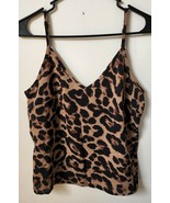 Cheeta/Animal Print - camisole top - Girls size 5 - £7.85 GBP