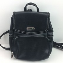 Black Womens Backpack Purse Bag Shoulder Handbag Rucksack - £31.46 GBP