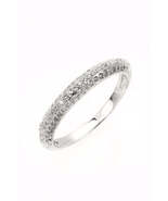 Micro Set CZ Wedding Band - $265.50 MXN