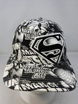 DC Comics Superman All Over Print Baseball Cap Hip Hop Tek Flex One Size... - $11.37