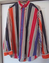 TOMMY HILFIGER SURPLUS STYLE STRIPED COTTON L/S SHIRT BUTTON Down Collar... - £17.02 GBP