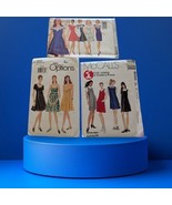 Lot Of 3 Vintage 1990s Sewing Patterns McCalls Uncut Womens 14-16-18 Dre... - $172.13 MXN