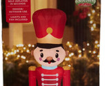Holiday Time Air Blown Inflatable 4 Ft Christmas Toy Soldier Yard Decor LED - $29.69