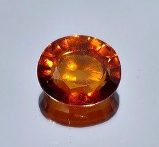 Natural Hessonite Garnet – 3.41 ct – Vivid Deep Orange – ALGT Certified - $400.00