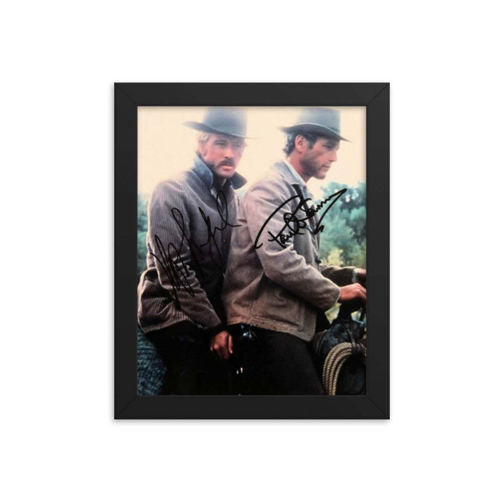 Robert Redford and Paul Newman signed movie still photo Reprint - £51.14 GBP