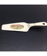 Currier and Ives 9 1/4&quot; Ceramic Pie Cake Server American Homestead In Sp... - £13.97 GBP