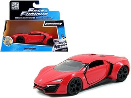 Lykan Hypersport Red &quot;Fast &amp; Furious 7&quot; (2015) Movie 1/32 Diecast Model ... - $20.69