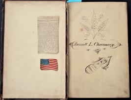 1874 antique BIBLE fraktur CHAUNCY CRAIN BROWN genealogy hitchcock thomas nast - £174.95 GBP