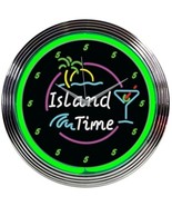 Island Time 15 Inches Neon Clock Neonetics 8ITIME - $1,591.02 MXN
