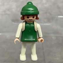 1981 Playmobil Little Girl Child &amp; Backpack - $4.89