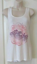 GAIAM Harmony &quot;Positive Vibes&quot; Graphic Tank Bright White Women&#39;s Sz XS N... - $325.10 MXN