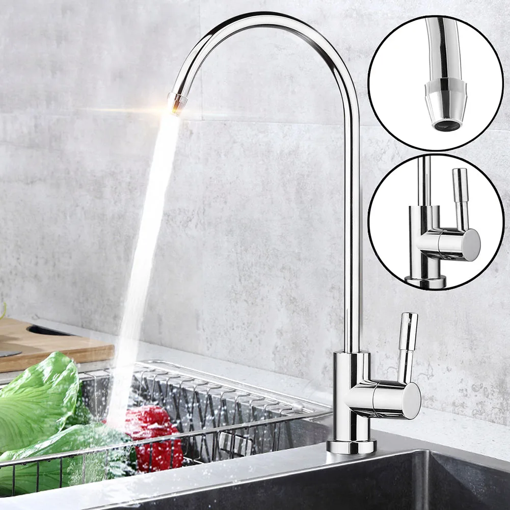 House Home Kitchen Faucet 1/4 Inch Ro Drinking Water Filter Faucet Reverse Osmos - £35.17 GBP