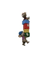 1997 Hallmark Keepsake Mom and Dad Mice Carrying Packages Christmas Orna... - $3.46