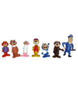 Top Cat 7 Figure Set 4" Mexican Hard Plastic Toys Vintage Style Hanna-Ba... - $49.99