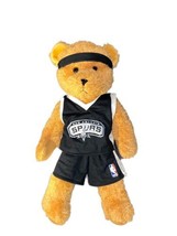 San Antonio Spurs Plush Teddy Bear 15&quot; official NBA logo COLLECTIBLE Off... - £15.21 GBP