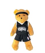 San Antonio Spurs Plush Teddy Bear 15&quot; official NBA logo COLLECTIBLE Off... - $19.34