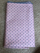 Vintage 1980s Tuck Valance Curtains Mauve Pink Blue Pattern 84”X15” NOS - $354.31 MXN