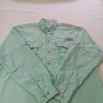 Columbia PFG FM7048 Bahama II Men Fishing Shirt Green Vented Omni Shade Chest 48 image 13