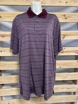 Greg Norman Tasso Elba Short Sleeve Play Dry Polo Shirt Men's Size XL KG JD - $11.88