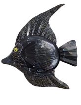 WorldBazzar HUGE BEAUTIFUL UNIQUE NAUTICAL Angel FISH METAL shell Wall A... - $79.14
