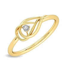 Real Diamond Jewellery Gold Diamond Ring for Women 18K / 14K - £229.19 GBP+