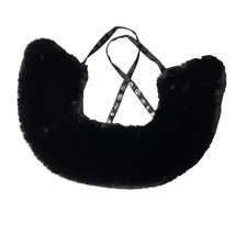 Steve Madden Black Faux Fur Collar New - £26.22 GBP