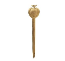 Vintage Brass Apple Letter Opener - £9.59 GBP