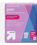 156CT Incontinence Pads - Maximum Absorbency - Long - 4-PACKS X 39ct - u... - $29.99