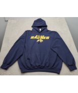 Buffalo Sabres NHL Hoodie Ice Hockey Mens XL Navy Fleece Lined Kangaroo ... - $526.85 MXN