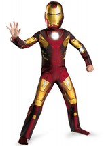 Officially Licensed Iron Man Mark 42 Child Halloween Costume Boys Medium 7-8 - £20.80 GBP