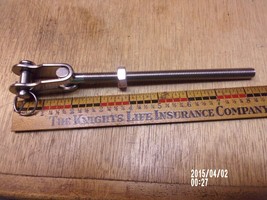 Toggle Bolt sailboat rigging M10x150mm AISI 316 stainless steel USA - $24.70