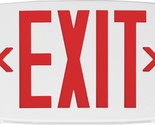 Lithonia LED Emergency Exit Sign Red NiCad Battery Backup White 120/277 VAC - $39.99