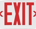 Lithonia LED Emergency Exit Sign Red NiCad Battery Backup White 120/277 VAC - £31.45 GBP