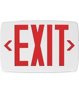 Lithonia LED Emergency Exit Sign Red NiCad Battery Backup White 120/277 VAC - $39.99