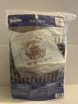 PLAID Bucilla Baby 40525 Crib Cover - Noah&#39;s Ark Stamped Cross Stitch 34... - $34.64