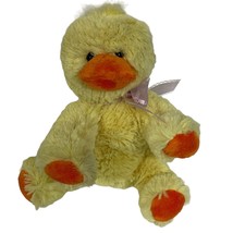 Duck Yellow Plush Stuffed Toy 6&quot; Vintage - £6.02 GBP