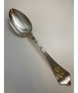 Danish Large 9” Sterling Silver Spoon By J. REPPIEN 1910 60.8g See Descr... - £97.27 GBP